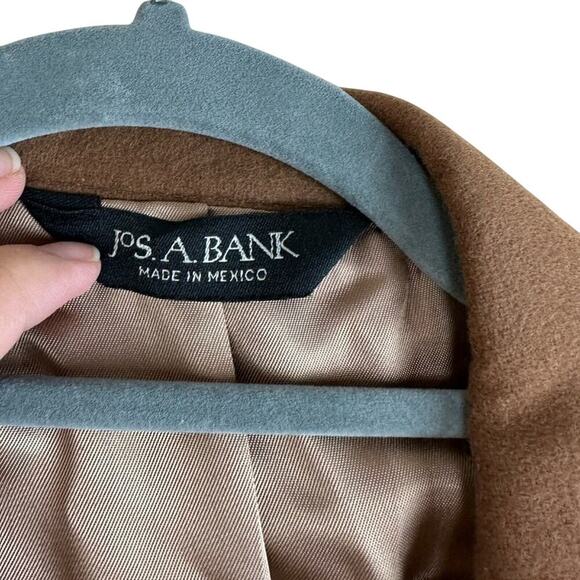 Jos A Bank 100% Cashmere Brown Suit Jacket career Blazer - Picture 4 of 9